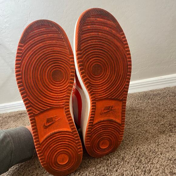 Nike Air Jordan 1 KO AJKO High Syracuse Shoes Sneakers Mens Size 10.5 Orange - Picture 9 of 9